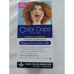 Color Oops Fix and Fortify Hair Color Remover, Bleach-Free Bond Rejuvenating Dye